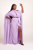 Dally Lavender Sultry Cut-out Dress