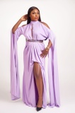 Dally Lavender Sultry Cut-out Dress